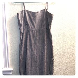 Brandy Melville blue & white striped dress